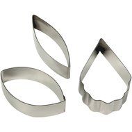 PME CO220 Metal Cutters Cattleya Orchid Flower, 3-Pack