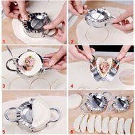 Dumpling Maker, BUTEFO Stainless Steel Dumpling Maker and Dough Press for Home Kitchen, Stainless Steel Dumpling... N4