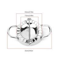 Dumpling Maker, BUTEFO Stainless Steel Dumpling Maker and Dough Press for Home Kitchen, Stainless Steel Dumpling... N6