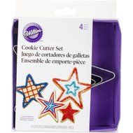 Nesting Metal Cookie Cutter Set 4/Pkg-Stars