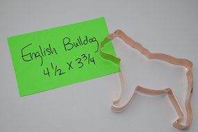 English Bulldog Cookie Cutter N2