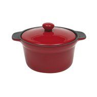 Maxwell and Williams Microstoven Red 1/2-Quart Round Mini Casserole