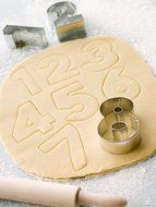 GreenKitchens [PREMIUM QUALITY] 35pc Metal Cookie Cutter Set, ABC &amp; 123 Letters &amp; Numbers, Perfect for Cake Fondant... N3