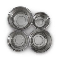 Lightweight Stainless Steel Bowls Set, 7 inches x 3 inches, Set of 4 N2