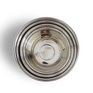 Lightweight Stainless Steel Bowls Set, 7 inches x 3 inches, Set of 4 N4