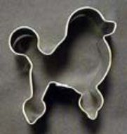 Poodle Dog Cookie Cutter