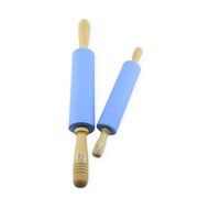 Rolling Pin, YYP Non-Stick Silicone Surface Rolling Pin, Good Grips Wooden Rolling Pin Handle for Rolling Dough... N7