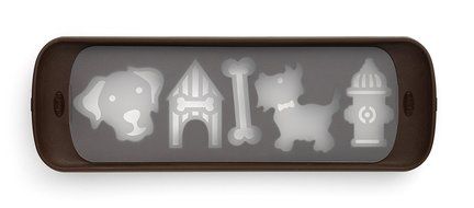 Chef&#039;n Cookease Cookie Cutter and Frosting Stencil Set (Dog Shapes)