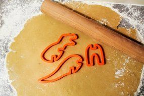 Suck UK 3D Dinosaur Cookie Cutters, Multicolored, 4-Pack N4