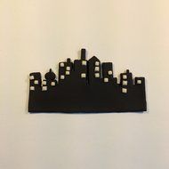 City Skyline 100 Cookie Cutter Set (7.5 inches x 4.26 inches)