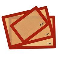 Cegar Premium Non-Stick Silicone Baking Mat Sheet,pack of 2 Piece US Half Size and 1 Piece Petite Jelly Roll Size... N2