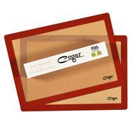 Cegar Premium Non-Stick Silicone Baking Mat Sheet,pack of 2 Piece US Half Size and 1 Piece Petite Jelly Roll Size... N9