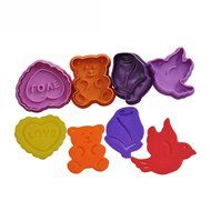 FOUR-C Cookie Cutters Beer and Bird Model Cookie Molds Cutter Set for Cookie Making Color Colorful
