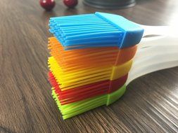 Silicone Basting Oil Brush Set of 4 Pics Heat Resistant Dessert Utensil for Pastry Baking Barbecue N5
