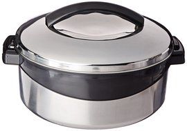 Milton Regent Hot Pot 3 piece Insulated Casserole Gift Set Keep Warm/Cold Upto 4-6 Hours, Full Stainless Steel