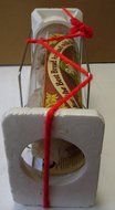 Pyrex Bake-A-Round Bread Loaf Mold Baking Tube - 14 inches x 3 1/2 inches in diameter - Includes rack stand N2