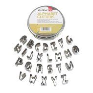 VonShef Stainless Steel 26 Piece Alphabet Cookie and Fondant Cutter Set