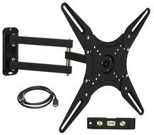 Mount-It! MI-2065L Full Motion Swivel Articulating Arm LCD, LED 4K TV Wall Mount Bracket for 23-55 inch Screen...