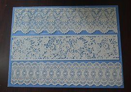 Europa Victorian 3-D Cake Lace Set Silicone Mat Edible Sugar Mould - Extra Large N2