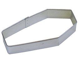 R&amp;M Coffin 4&quot; Cookie Cutter in Durable, Economical, Tinplated Steel