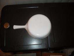 Vintage Corningware Cornflower Blue 6 1/2 inch Skillet with Handle N2