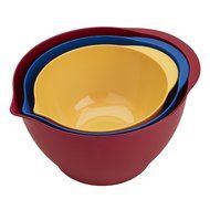 Good Cook 3-Piece Plastic Mixing Bowl Set