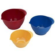 Good Cook 3-Piece Plastic Mixing Bowl Set N2