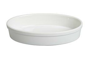BIA Cordon Bleu 904858 Porcelain Oval Baking Dish, 15-Inch, White