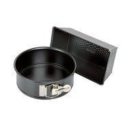 Kaiser Mini Baking- Oven- Set 1 Recipe= 2 Cake, Baking Pan- Set, 2 Pieces, Springform 18 cm, Loaf Pan 20 cm, Non-stick...