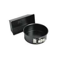 Kaiser Mini Baking- Oven- Set 1 Recipe= 2 Cake, Baking Pan- Set, 2 Pieces, Springform 18 cm, Loaf Pan 20 cm, Non-stick... N2
