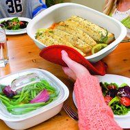 CorningWare SimplyLite 3-Quart Oblong Baking Dish with Plastic Lid N5
