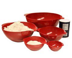 Calypso Basics 5-Piece Mixing Bowl Set, Black N2
