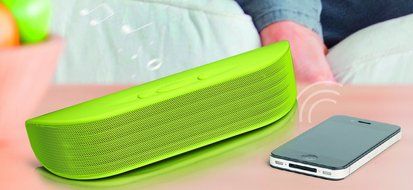 Sylvania Bluetooth Wireless Portable Speaker, with Hands-free Microphone, Green N2