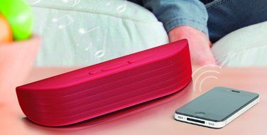 Sylvania Bluetooth Wireless Portable Speaker, with Hands-free Microphone, Green N4