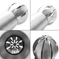 Newcomdigi Sphere Ball Pastry Cake Russian Piping Nozzles,Pastry Cake Fondant Cupcake Buttercream Decorating DIY... N4