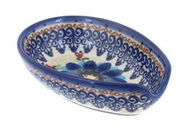 Polish Pottery Autumn Burst Small Spoon Rest