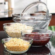 Lauryn Janae Premium Mini 3.5&quot; inch Stackable Glass Kitchen Prep, Dipping Sauce, Dessert, Custard, Pinch, Candy... N12