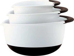 Oxo 3 Pc Mixing Bowl Set-Black Handles 1066421