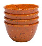 Zak! Designs Confetti Classic Prep Bowls (Set of 4), Durable and BPA-free Melamine, 4&quot; , Urban N20