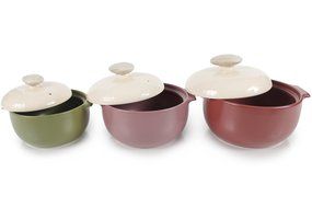 Neoflam Vol 0.8QT Stovetop Ceramic Cookware, Beige N9