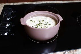 Neoflam Vol 0.8QT Stovetop Ceramic Cookware, Beige N10