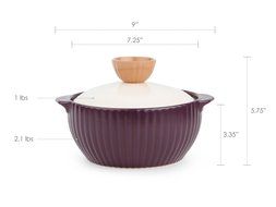 Neoflam Vol 0.8QT Stovetop Ceramic Cookware, Beige N14