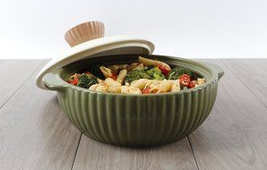 Neoflam Vol 0.8QT Stovetop Ceramic Cookware, Beige N21