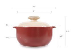 Neoflam Vol 0.8QT Stovetop Ceramic Cookware, Beige N36