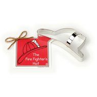Fire Hat Cookie and Fondant Cutter - Ann Clark - 5.8 Inches - US Tin Plated Steel