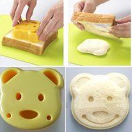 HuaYang Party Home Breakfast DIY Cartoon Bear Shape Cookie Pastry Cutter Sandwich Toast Maker Bread Mold Tool