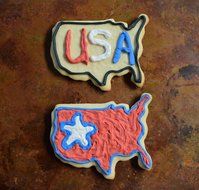 The United States of America Shape / Map Copper Cookie Cutter N4