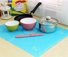 50*40 Large Silicone Roll Cut Mat Square Rolling Cutting Pad Fondant Cake Tool N3