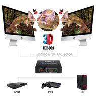 HDMI Splitter, SOWTECH(TM) Digital 1X2 HDMI Switch for Full HD 1080P Support 3D (One Input To Two Outputs) N2