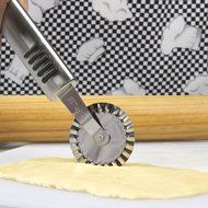 Pastry Ravioli Pizza Cutter by Topenca 9&rdquo; Kitchen Gadget Features Dual Stainless Steel Wheels for Commercial-Grade... N3